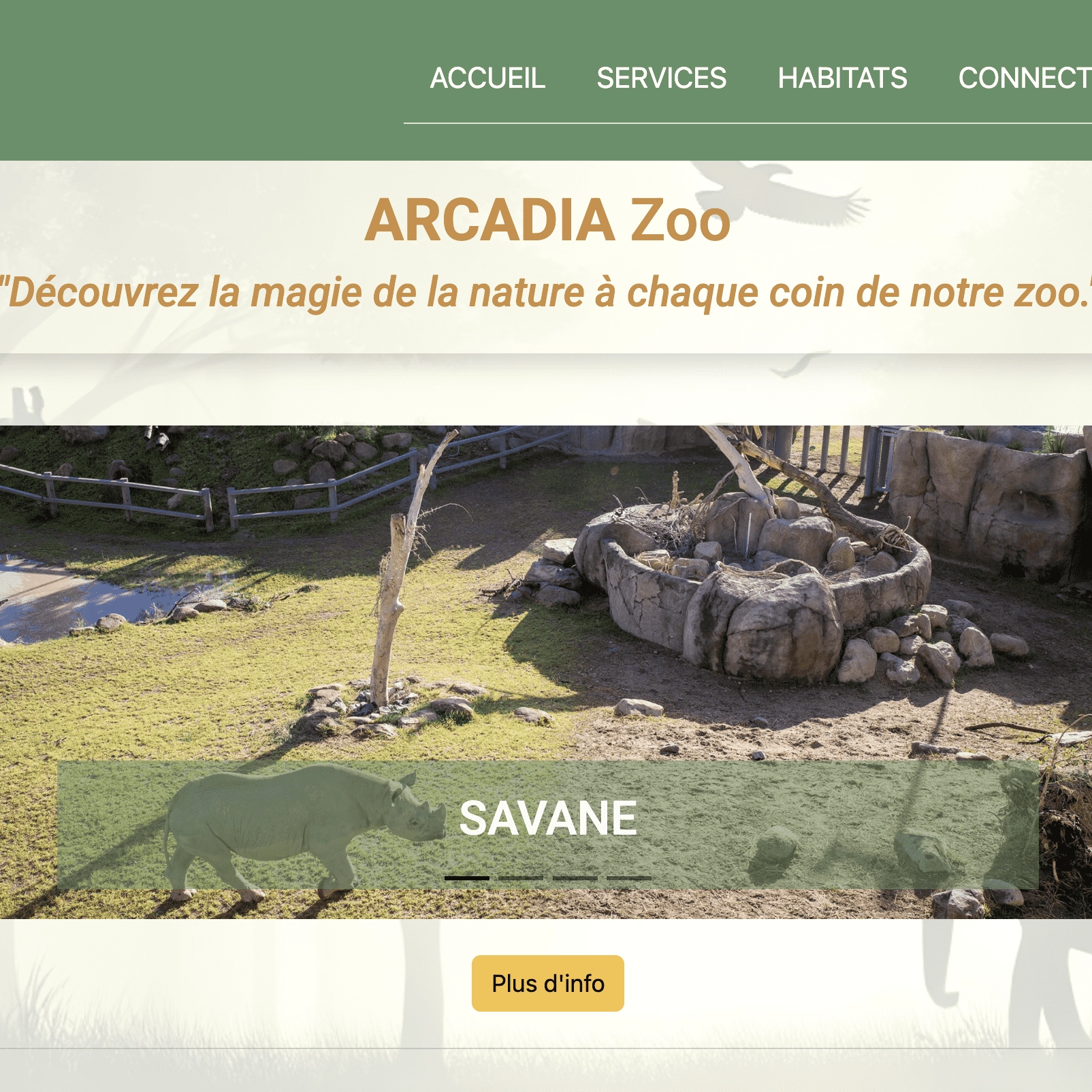image projet du site zooarcadia.com